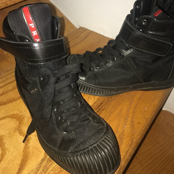 prada military sneakers